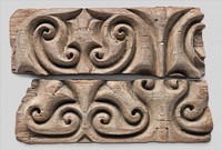 Panel Carved in the "Beveled Style" with Remains of Later Polychromy, last quarter 10th century
