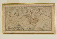 Two Camels Fighting, late 16th–early 17th century