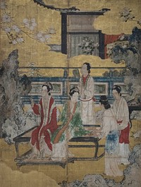 Chinese Women in a Palace Garden