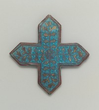 Cross-Shaped Tile, second half 13th–early 14th century