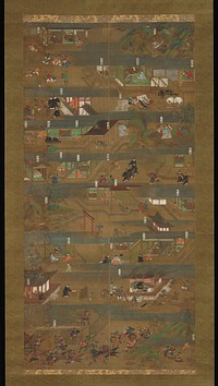 Illustrated Biography of Prince Shōtoku (Shōtoku Taishi e-den), Japan, 14th century