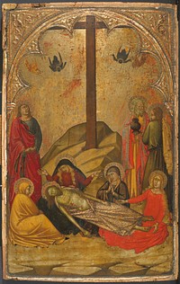 The Lamentation over the Dead Christ, workshop of Niccolò di Buonaccorso