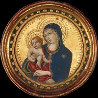 Madonna and Child  by Sano di Pietro (Ansano di Pietro di Mencio)