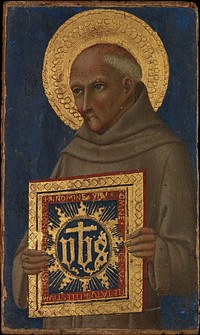 Saint Bernardino by Sano di Pietro (Ansano di Pietro di Mencio)