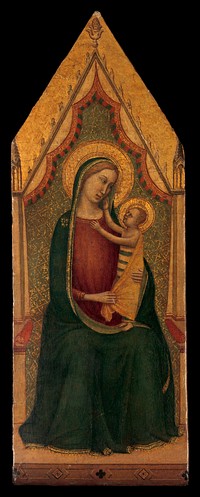 Madonna and Child Enthroned