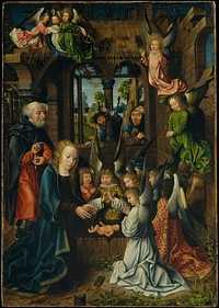 The Adoration of the Christ Child, workshop of the Master of Frankfurt