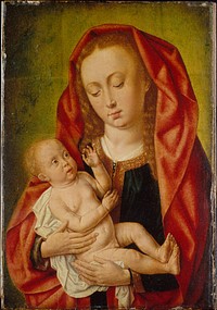 Virgin and Child with a Dragonfly 