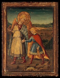 The Archangel Raphael and Tobias, workshop of Neri di Bicci