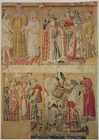 Scenes from the Story of the Seven Sacraments, God the Father Uniting Adam and Eve, and David Being Annoited King at Hebron, South Netherlandish