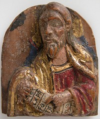 Miniature Relief of Hebrew Prophet Isaiah with Scroll