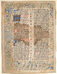 Manuscript Leaf from a Missal, French