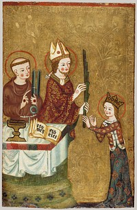The Bishop of Assisi Giving a Palm to Saint Clare, German