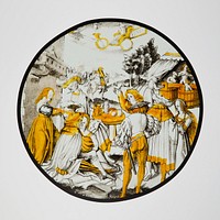 Roundel of The Planet Venus and Her Children, after Jörg Breu the Elder