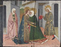 The Visitation Panel from Saint John Retable by Domingo Ram