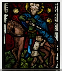 Saint Martin on Horseback Dividing His Cloak 