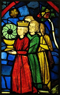 King Louis IX Carrying the Crown of Thorns, French