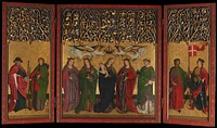 The Burg Weiler Altar Triptych (Altarpiece with the Virgin and Child and Saints)