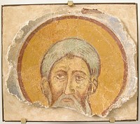 Wall Painting of a Male Saint, Byzantine
