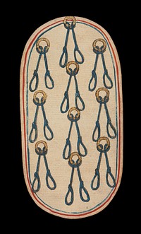 10 of Nooses, from The Cloisters Playing Cards