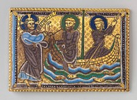 Plaque with the Calling of Saints Peter and Andrew, British