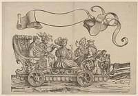 Cart with Horn Musicians, The Triumphal Procession of Emperor Maximilian I