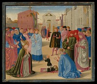 Saint Zenobius Resuscitating a Dead Child by Benozzo Gozzoli (Benozzo di Lese di Sandro)