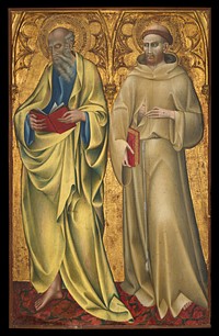 Saints Matthew and Francis by Giovanni di Paolo (Giovanni di Paolo di Grazia)