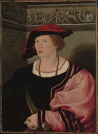 Benedikt von Hertenstein (born about 1495, died 1522) by Hans Holbein the Younger