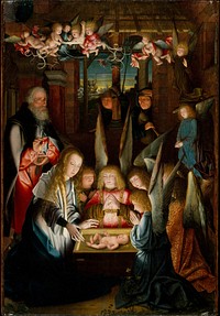 The Adoration of the Christ Child, follower of Jan Joest of Kalkar