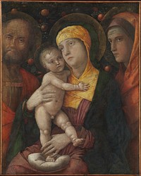 The Holy Family with Saint Mary Magdalen by Andrea Mantegna