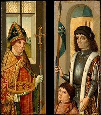 Saint Donatian; Saint Victor Presenting a Donor 