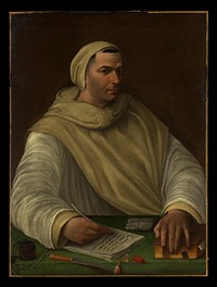 Portrait of an Olivetan Monk, attributed to Baldassare Tommaso Peruzzi