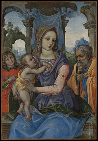 Holy Family with an Angel 