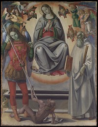 The Assumption of the Virgin with Saints Michael and Benedict 