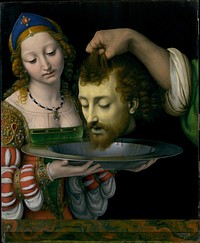 Salome with the Head of Saint John the Baptist by Andrea Solario