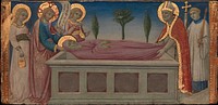 The Burial of Saint Martha  by Sano di Pietro (Ansano di Pietro di Mencio)