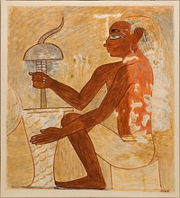 Drilling a Stone Vase, Tomb of Rekhmire by Nina de Garis Davies