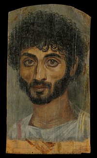 Portrait of a thin-faced, bearded man, Roman Period (A.D. 160–180)