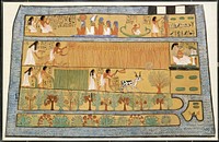 Sennedjem and Iineferti in the Fields of Iaru by Charles K. Wilkinson