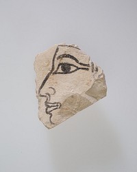 Ostracon with a Man's Profile