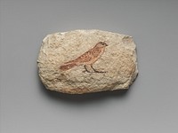 Artist's Sketch of a Sparrow, New Kingdom (ca. 1479–1458 B.C.)