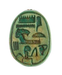 Scarab Inscribed Hatshepsut United with Amun