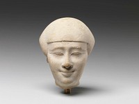 Female head, Late Period&ndash;Ptolemaic Period (380&ndash;250 B.C.)