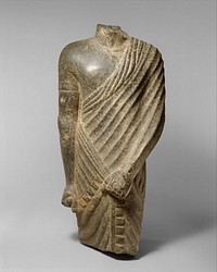 Torso of a Striding Draped Male Figure