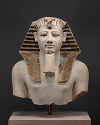 Upper part of a statue of Thutmose III, New Kingdom (ca. 1479–1425 B.C.)