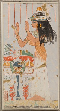 Menna's Daughter Offering to her Parents, Tomb of Menna