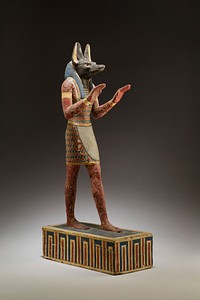 Statuette of Anubis, Ptolemaic Period (332–30 B.C.)