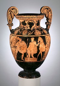 Terracotta volute-krater (bowl for mixing wine and water)