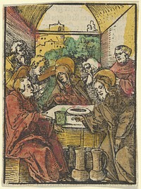 The Wedding at Cana, from Das Plenarium by Hans Schäufelein