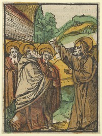 Christ Teaching the Disciples, 2, from Das Plenarium by Hans Schäufelein